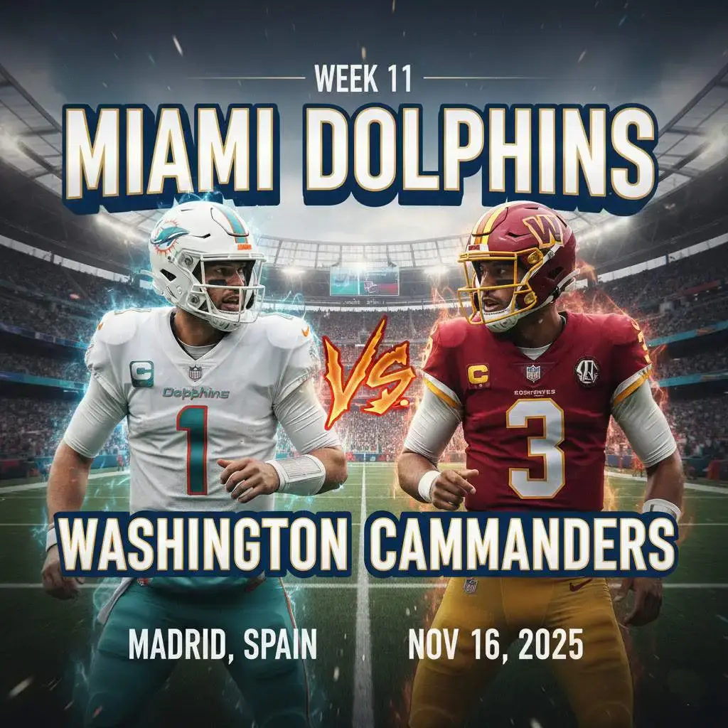 Dolphins vs Commanders